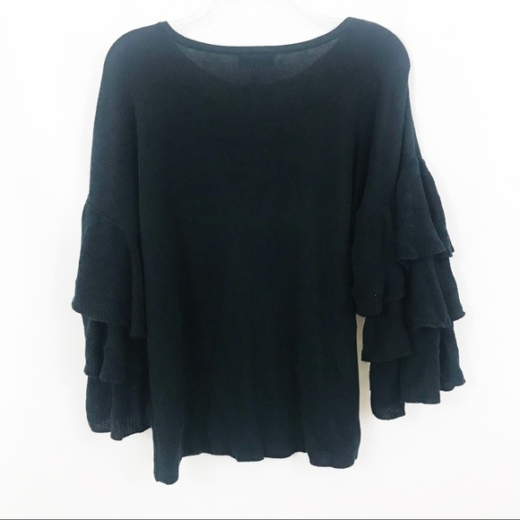 Allison Brittney Ruffle Sweater - Picture 2 of 2
